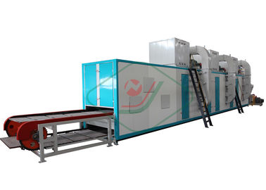 Linea di produzione piana del modanatura della cartapesta del trasportatore essiccatore/linea di secchezza multipla
