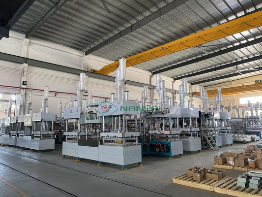 Linea di produzione di articoli da tavola per lo stampaggio della pasta in Vietnam e in India