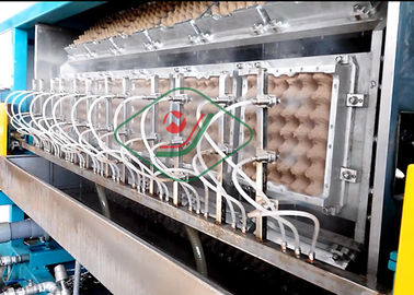 Eco ha modellato la macchina del vassoio dell'uovo della carta di polpa con 6 strati dell'essiccatore 220 V - 450 V
