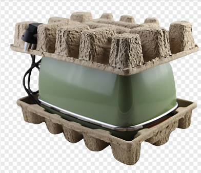 Macchinario di modellatura della polpa semiautomatica che fa Uovo-vassoio/Frutta-vassoio/400pcs/h