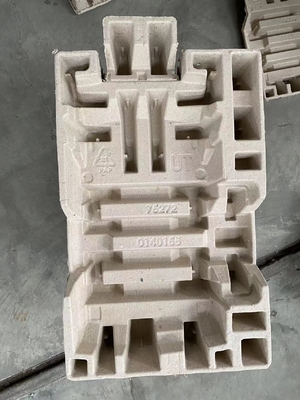 Ricicli la macchina industriale del vassoio della cartapesta con capacità elevata