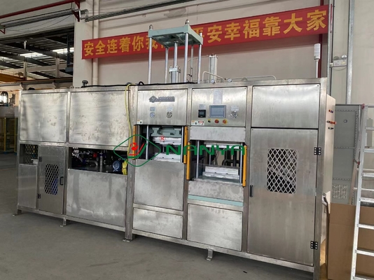 Macchina di laboratorio integrativa di stampaggio automatico della pasta di carta