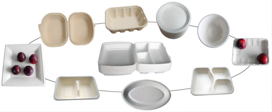 Thermoform porta via la macchina di fabbricazione di piatto del contenitore di alimento 7000Pcs/H