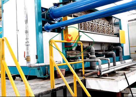 Vassoio rotatorio dell'uovo di alta automazione che forma la linea di produzione del cartone uovo/della macchina