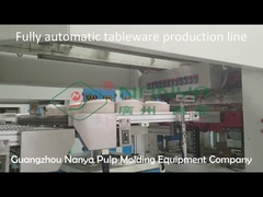 Contenitore di scatole alimentari 120kw 1800pcs/H Pulp Molding Machine